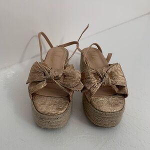Lulu’s Rose Gold Espadrilles